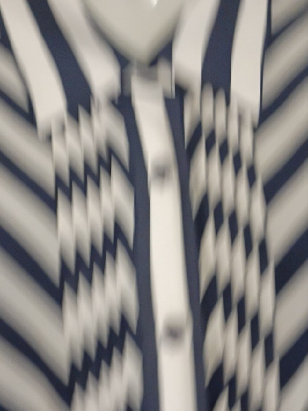 MICHAEL Michael Kors Navy and White Striped Long Sleeve Shirt Dress - Picture 10 of 13